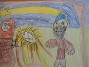 Práce dětí z MŠ Vlkava